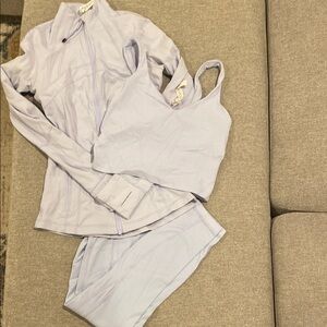 Lululemon Athletica Lavender Align Set
